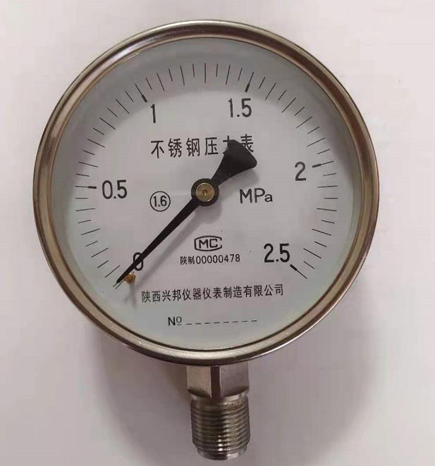 不銹鋼壓力表，YTF-60/100/150,1.0級(jí),1.6級(jí)，-0.1-0-100MPA